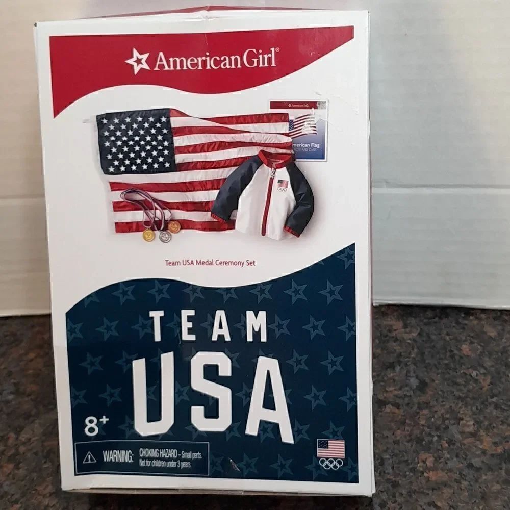 OLYMPICS ...American Girl Team USA Ceremony Set...N.I.B